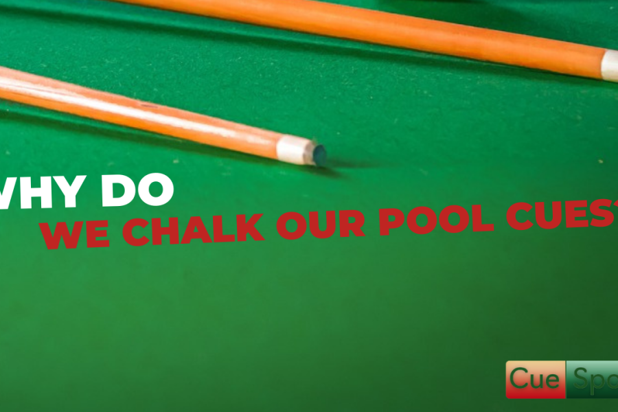 Why do we chalk our pool cues?